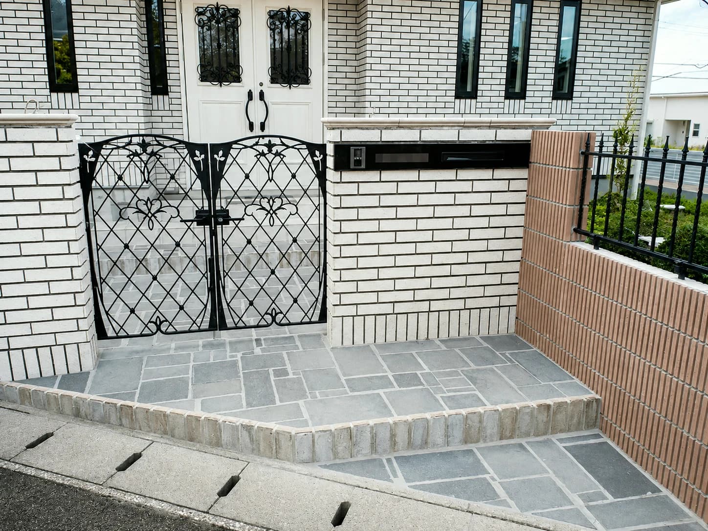 門柱・門扉の施工写真